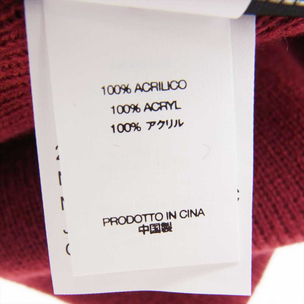 Supreme シュプリーム 22AW New Era BOX Logo Beanie BOXロゴ ビーニー ニットキャップ Cardinal ワインレッド系【新古品】【未使用】【中古】