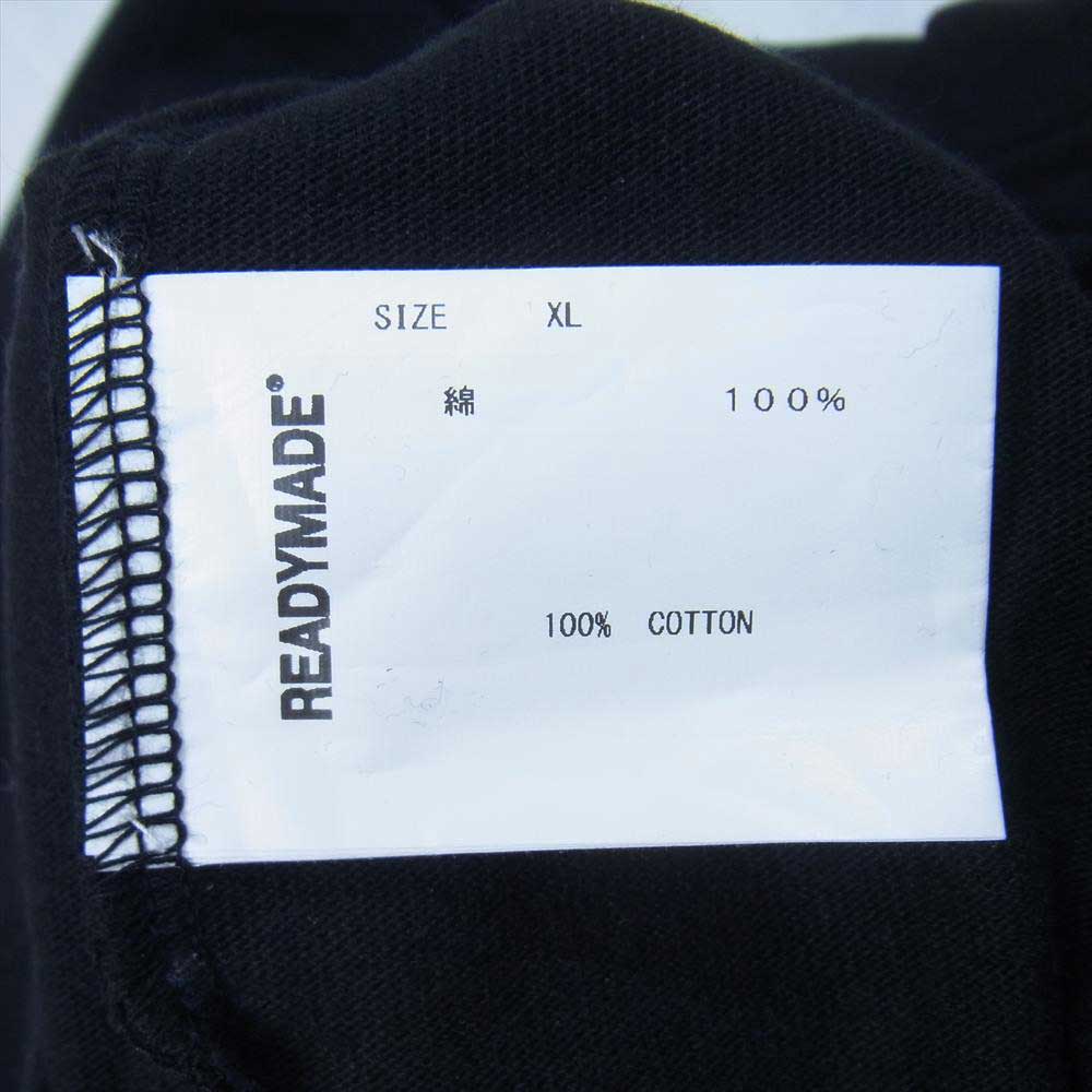 READY MADE レディメイド 22SS T-SHIRT SMILY CLF スマイル 半袖 Tシャツ ブラック系 XL【新古品】【未使用】【中古】