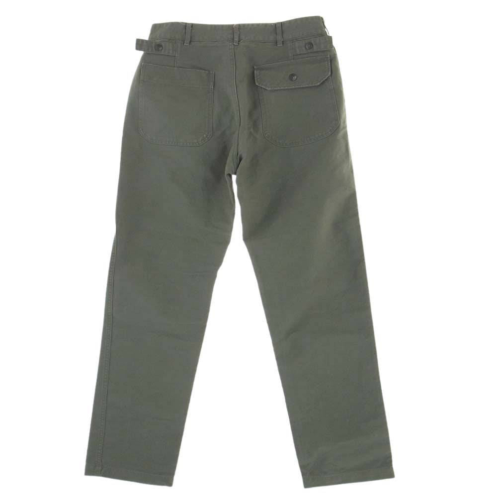 Engineered Garments エンジニアードガーメンツ サイドシンチ スナップ ファティーグ ベイカー ワーク パンツ カーキ系 32【中古】