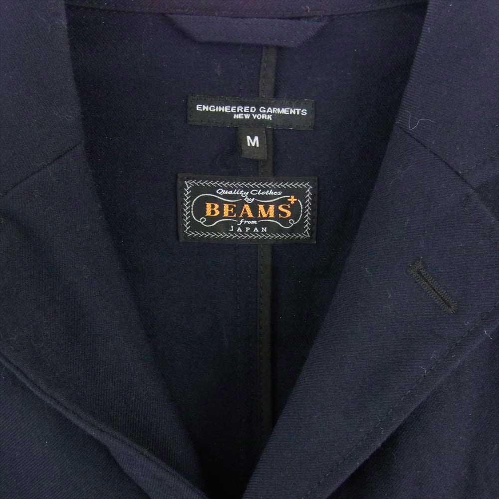 Engineered Garments エンジニアードガーメンツ BEAMS+別注 MID FIELD BLAZER UNIFORM SERGE ミッドフィールド ブレザー ユニフォームサージ ジャケット ネイビー系 M【中古】