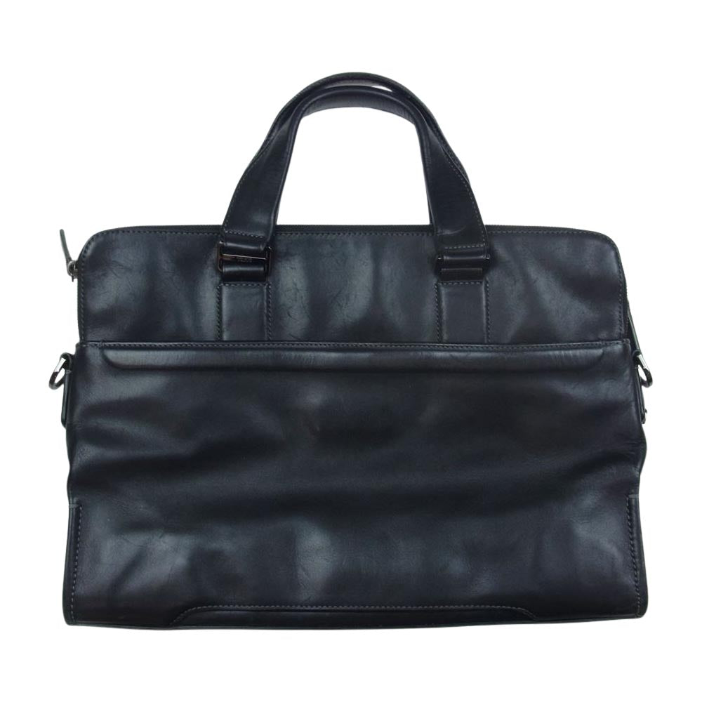 TUMI トゥミ 63000D HARRISON ハリソン セネカ スリム ブリーフケース ビジネスバッグ ブラック系【中古】