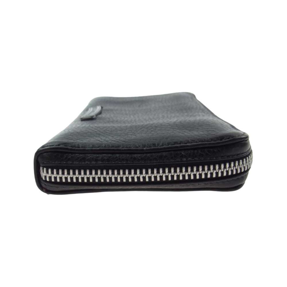 CHROME HEARTS クロムハーツ（原本有） REC F ZIP SCRL LABEL レックFジップ スクロールラベル ウォレット ブラック系【中古】