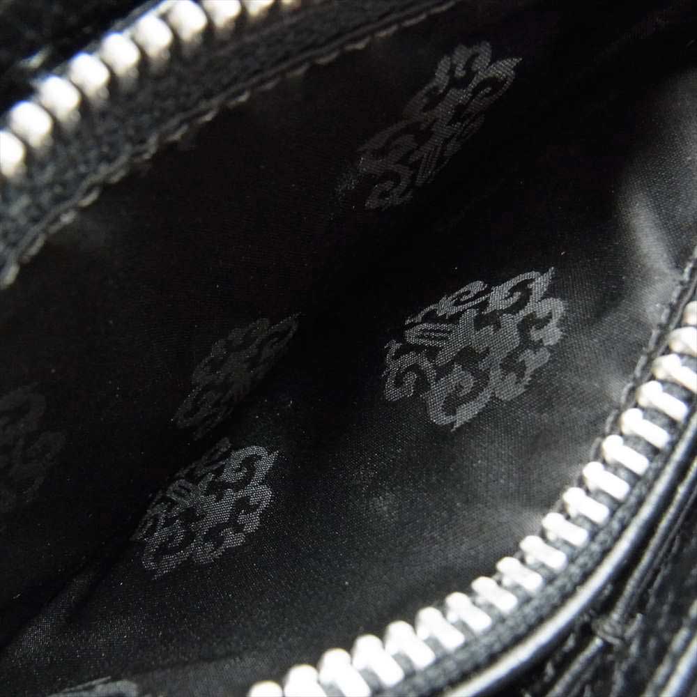 CHROME HEARTS クロムハーツ（原本有） REC F ZIP SCRL LABEL レックFジップ スクロールラベル ウォレット ブラック系【中古】