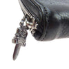 CHROME HEARTS クロムハーツ（原本有） REC F ZIP SCRL LABEL レックFジップ スクロールラベル ウォレット ブラック系【中古】