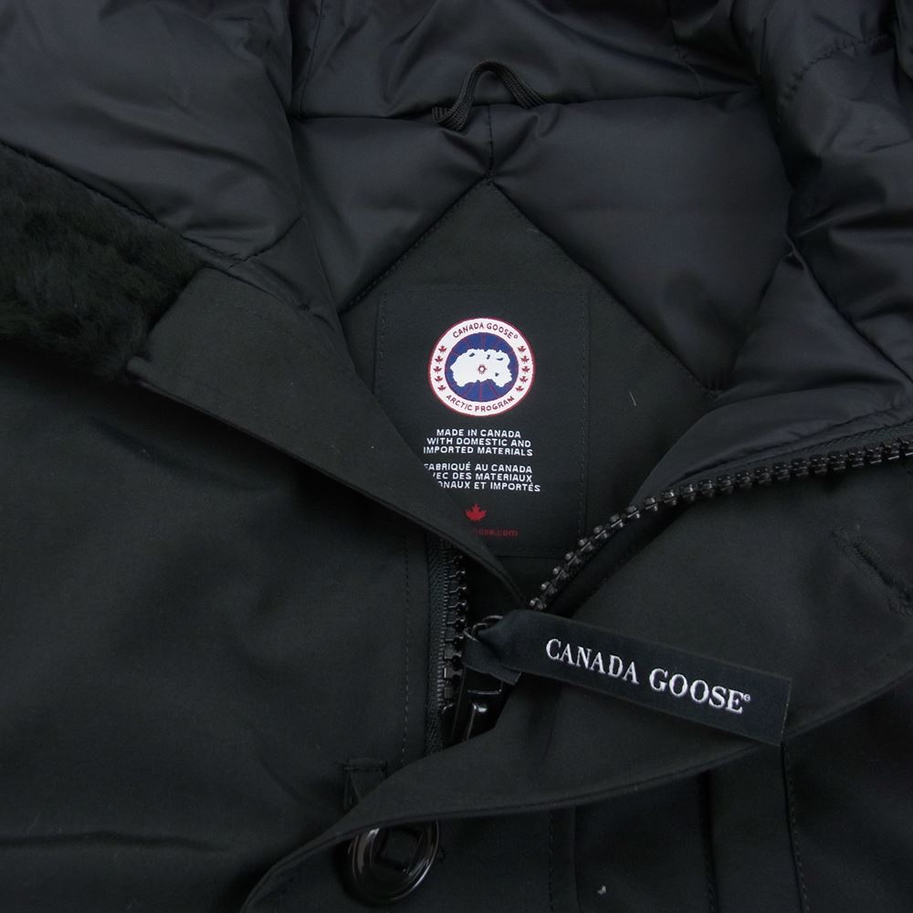 CANADA GOOSE カナダグース 3438JM 国内正規品 サザビーリーグ JASPER PARKA ジャスパー パーカ ダウン コート ジャケット ブラック系 S【中古】