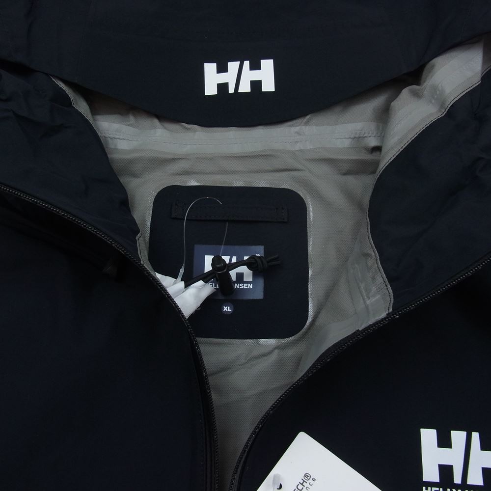 ヘリーハンセン HOE12106 Raine Light Jacket レイネ ライト ジャケット ブラック系 XL【新古品】【未使用】【中古】