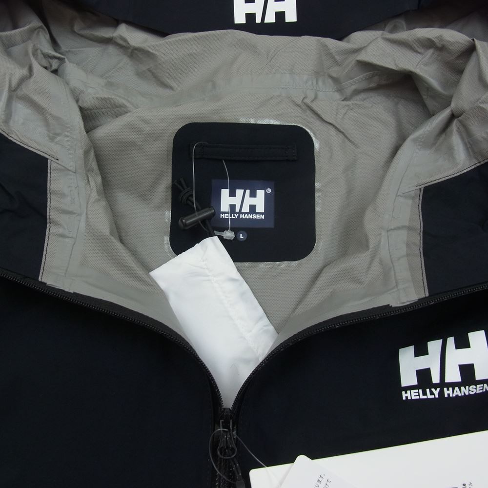 ヘリーハンセン HOE12106 Raine Light Jacket レイネ ライト ジャケット ブラック系 L【新古品】【未使用】【中古】