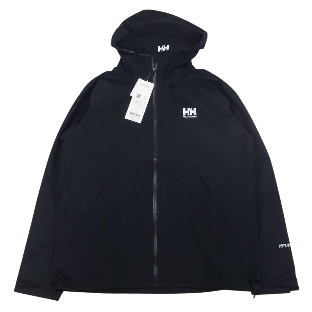 ヘリーハンセン HOE12106 Raine Light Jacket レイネ ライト ジャケット ブラック系 XL【新古品】【未使用】【中古】