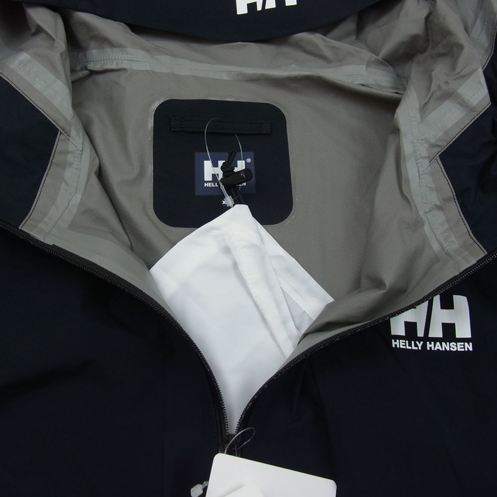 ヘリーハンセン HOE12106 Raine Light Jacket レイネ ライト ジャケット ブラック系 XL【新古品】【未使用】【中古】
