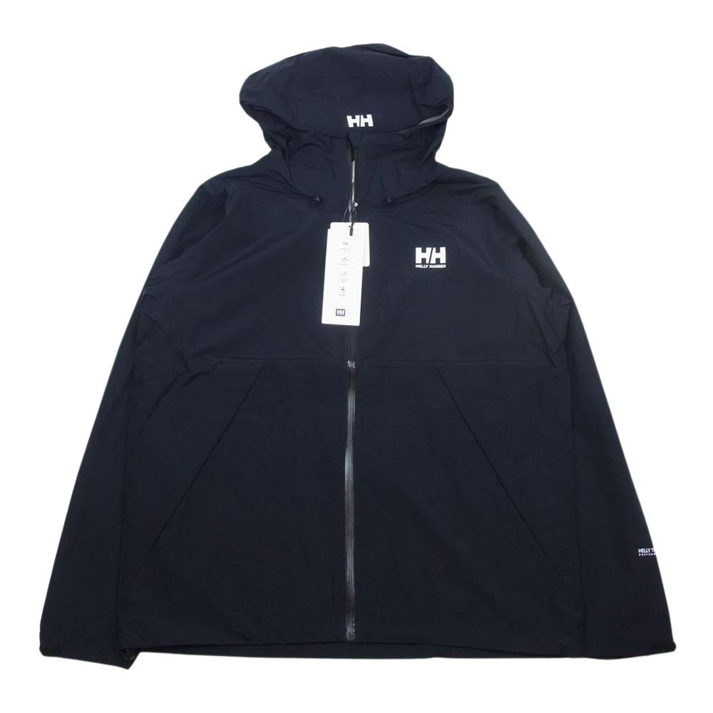 ヘリーハンセン HOE12106 Raine Light Jacket レイネ ライト ジャケット ブラック系 XL【新古品】【未使用】【中古】
