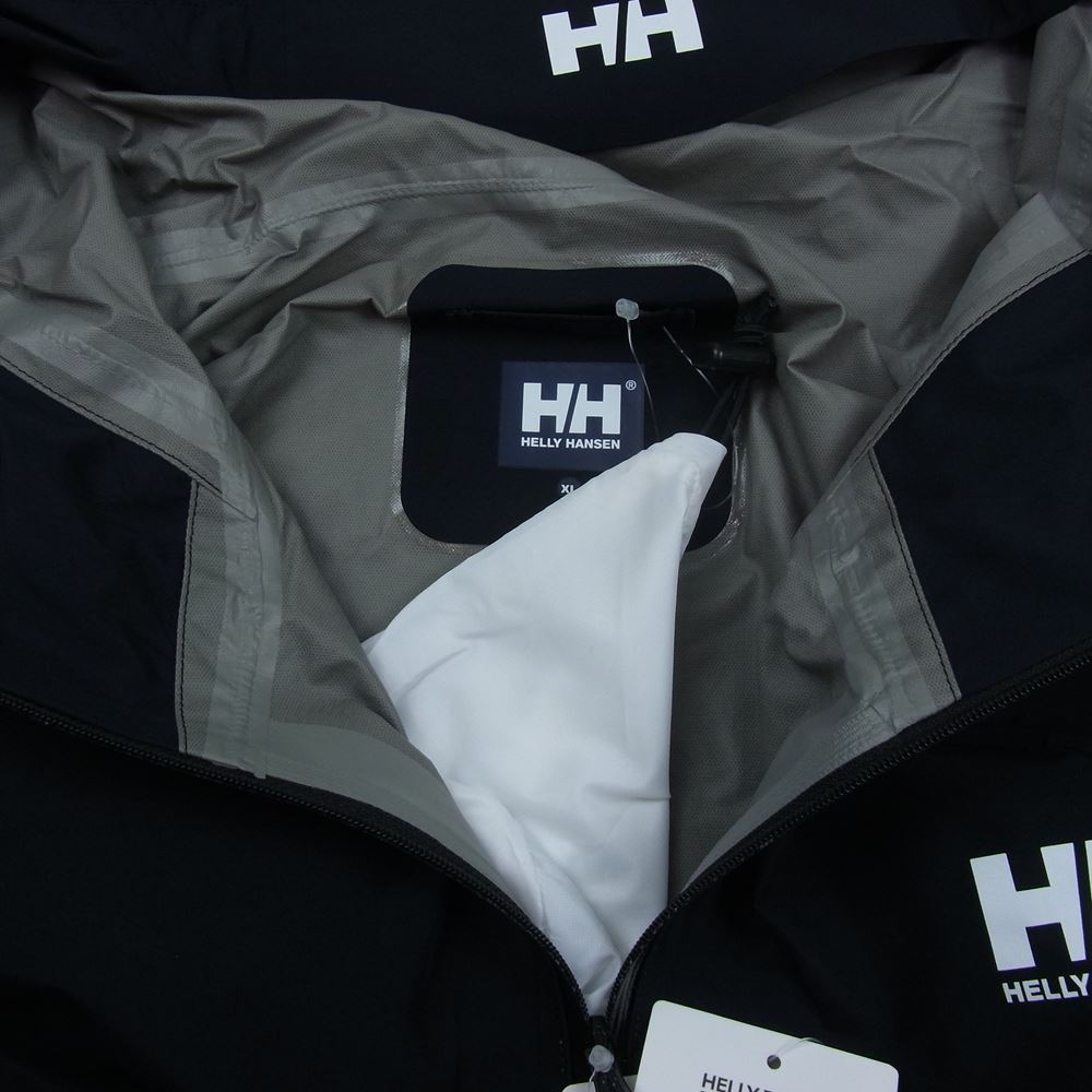 ヘリーハンセン HOE12106 Raine Light Jacket レイネ ライト ジャケット ブラック系 XL【新古品】【未使用】【中古】