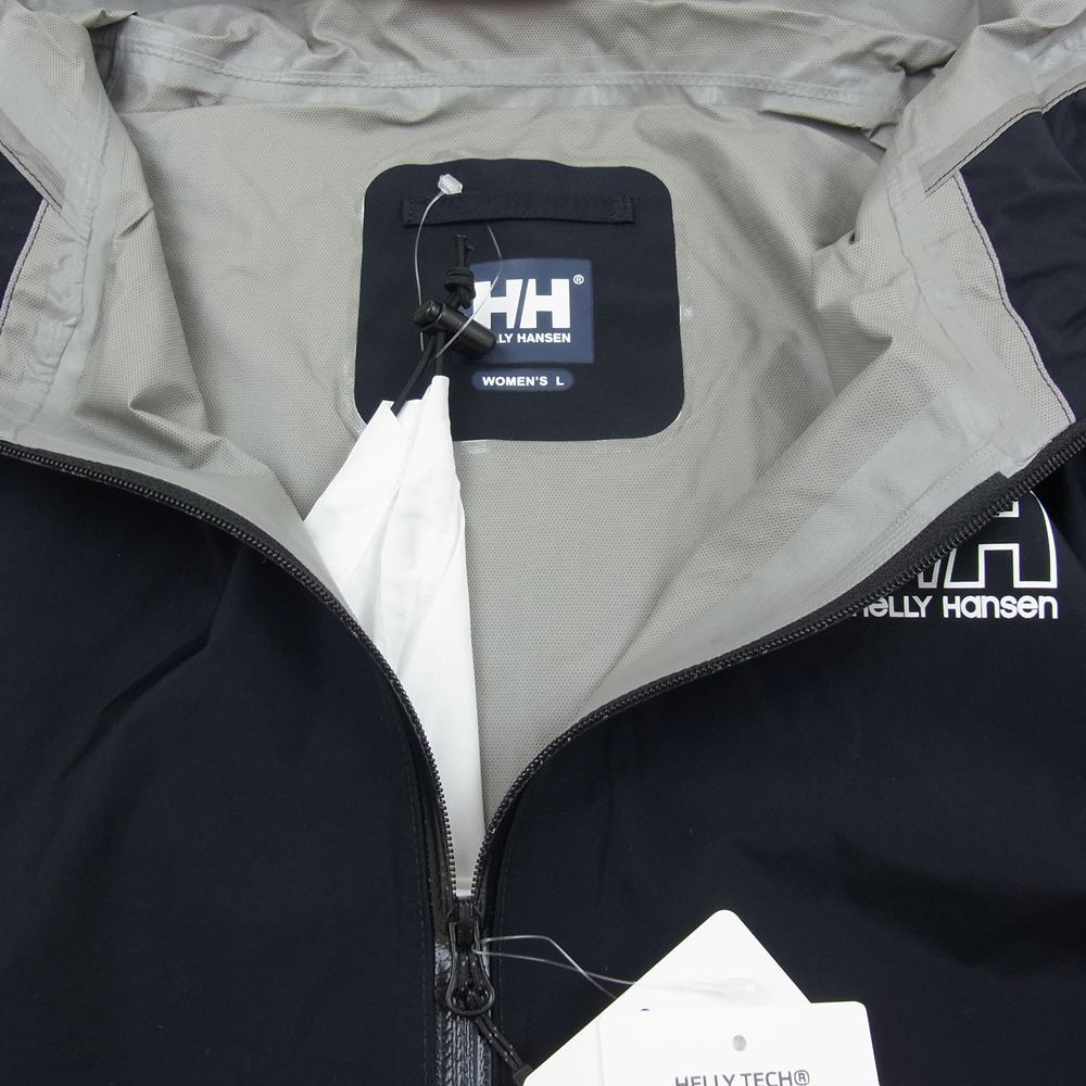ヘリーハンセン HOE12106 Raine Light Jacket レイネ ライト ジャケット ブラック系 L【新古品】【未使用】【中古】
