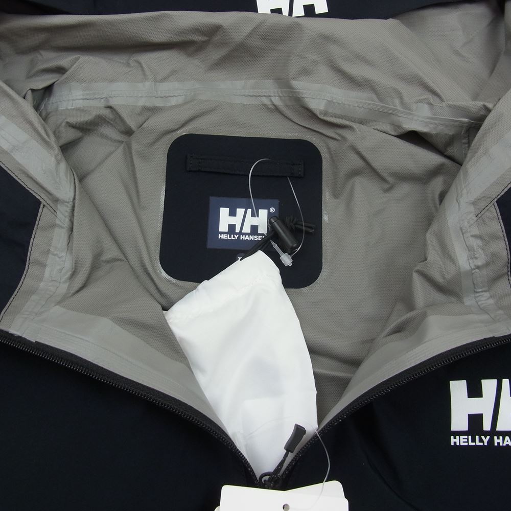 ヘリーハンセン HOE12106 Raine Light Jacket レイネ ライト ジャケット ブラック系 XL【新古品】【未使用】【中古】