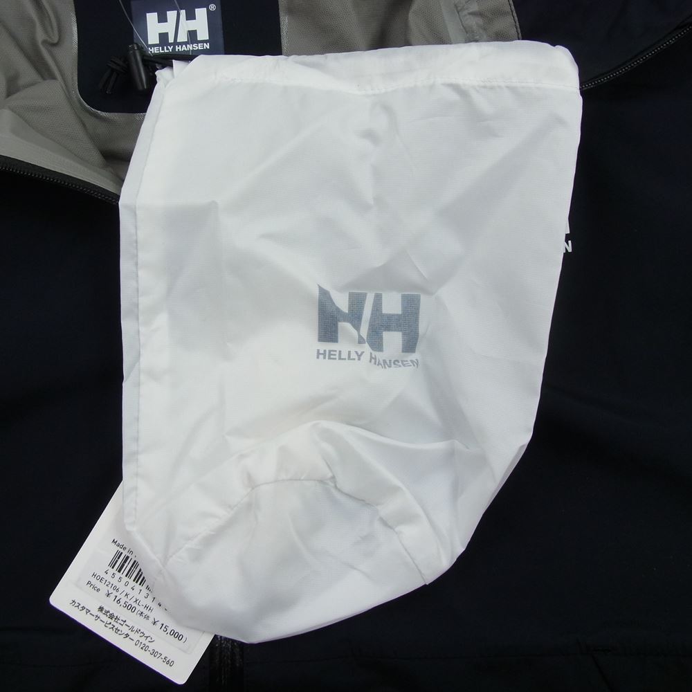 ヘリーハンセン HOE12106 Raine Light Jacket レイネ ライト ジャケット ブラック系 XL【新古品】【未使用】【中古】