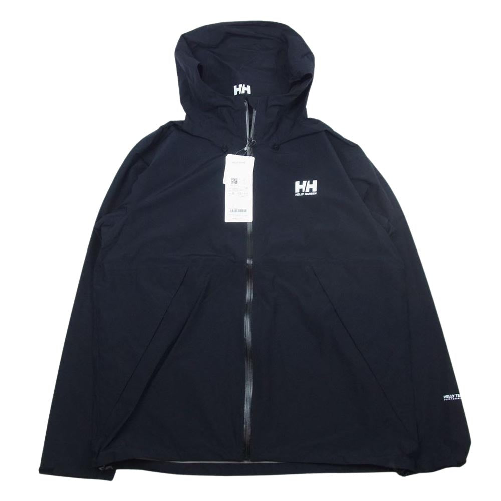 ヘリーハンセン HOE12106 Raine Light Jacket レイネ ライト ジャケット ブラック系 XL【新古品】【未使用】【中古】