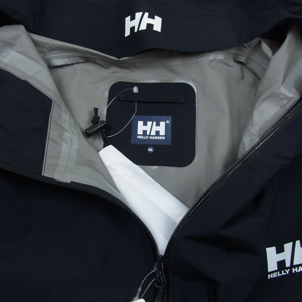 ヘリーハンセン HOE12106 Raine Light Jacket レイネ ライト ジャケット ブラック系 XL【新古品】【未使用】【中古】