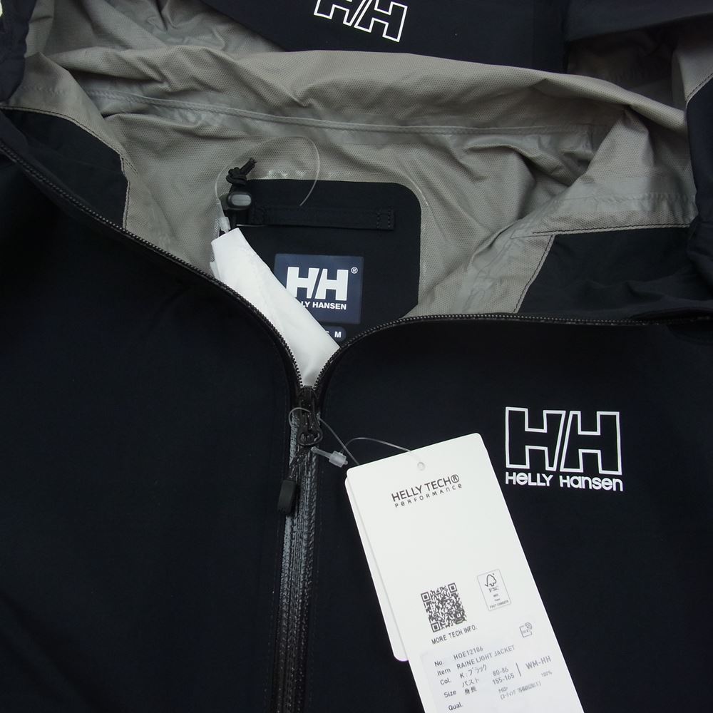 ヘリーハンセン HOE12106 Raine Light Jacket レイネ ライト ジャケット ブラック系 M【新古品】【未使用】【中古】
