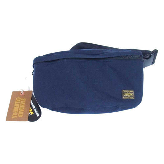 PORTER ポーター STANDARD CALIFORNIA スタンダードカリフォルニア SD WAIST BAG ウエストバッグ ウエストポーチ ネイビー系【新古品】【未使用】【中古】