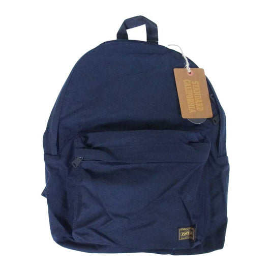 PORTER ポーター STANDARD CALIFORNIA スタンダードカリフォルニア SD DAYPACK デイパック バックパック リュックサック ネイビー系【新古品】【未使用】【中古】