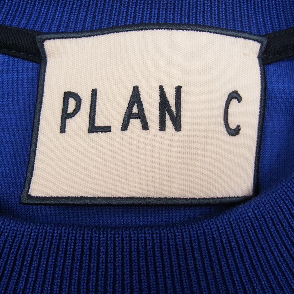 プランシー FLCJB56KU0TF002 パッチ スウェット ブルー系 M【美品】【中古】