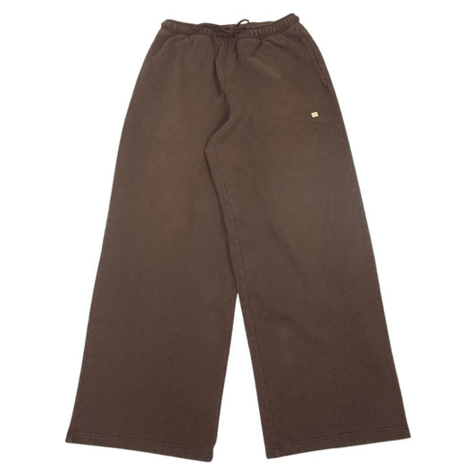 ACNE STUDIOS アクネストゥディオズ FA-UX-TROU000059-CK0049 フェイスパッチ フリーススウェットパンツ コーヒーブラウン ブラウン系 XS【中古】