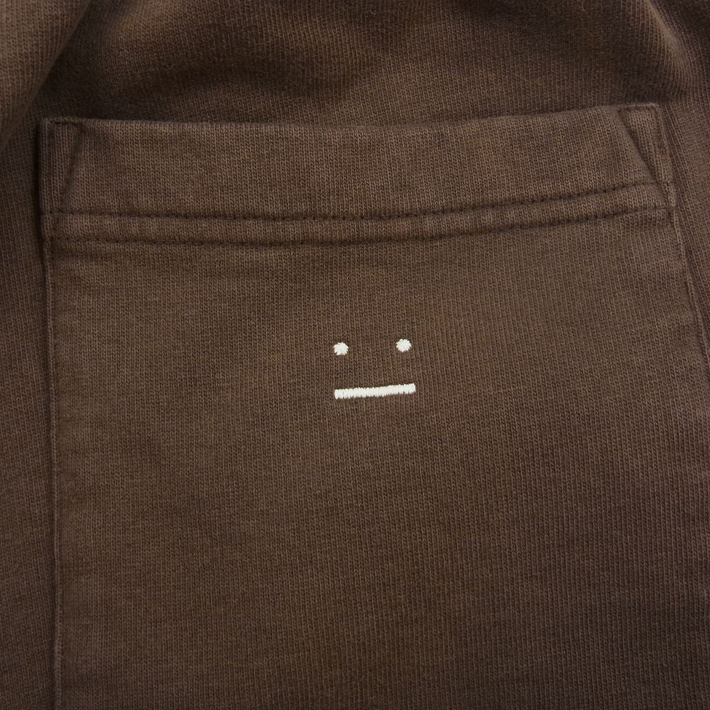 ACNE STUDIOS アクネストゥディオズ FA-UX-TROU000059-CK0049 フェイスパッチ フリーススウェットパンツ コーヒーブラウン ブラウン系 XS【中古】