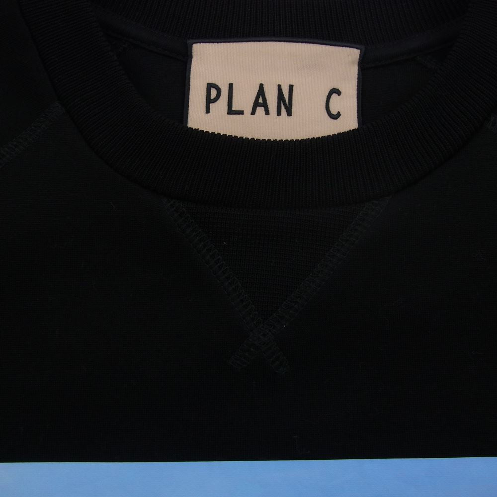 プランシー FLCJB56S69TF002 プリント スウェット ブラック系 M【極上美品】【中古】