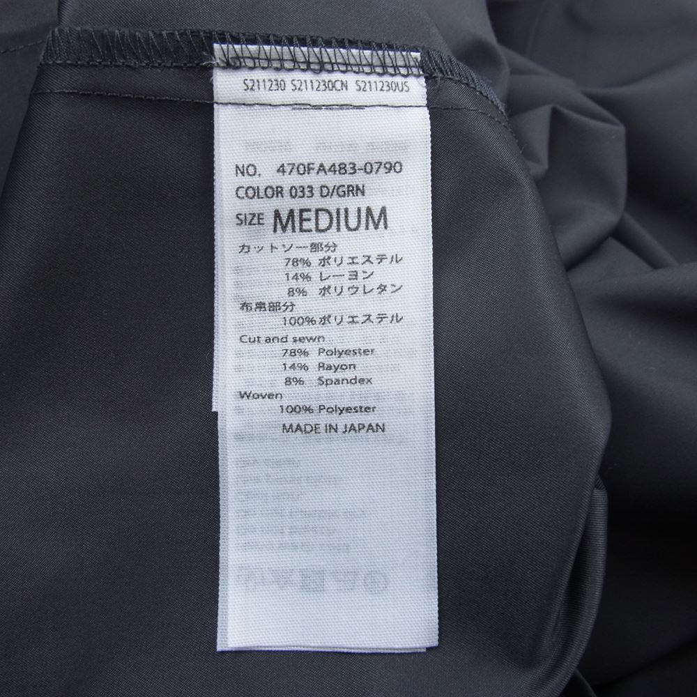 ナゴンスタンス 22AW 470FA483-0790 combination dress コンビネーション ドレス ワンピース グリーン系 チャコール系 M【極上美品】【中古】