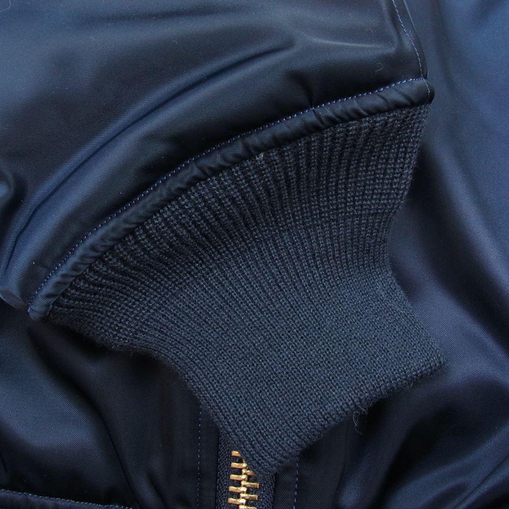 PORTER ポーター × BUZZ RICKSON'S バズリクソンズ 390-92151 MA-1 & WALLET ウォレット付き ブルゾン フライトジャケット ネイビー系 36【新古品】【未使用】【中古】