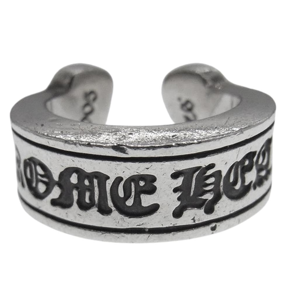 CHROME HEARTS クロムハーツ（原本無） SCROLL LABEL スクロールラベル リング シルバー系 6号【中古】