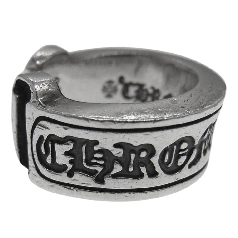 CHROME HEARTS クロムハーツ（原本無） SCROLL LABEL スクロールラベル リング シルバー系 6号【中古】