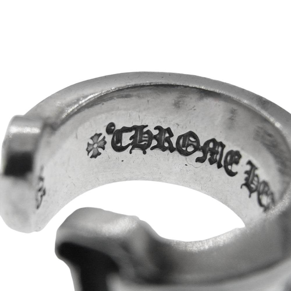 CHROME HEARTS クロムハーツ（原本無） SCROLL LABEL スクロールラベル リング シルバー系 6号【中古】