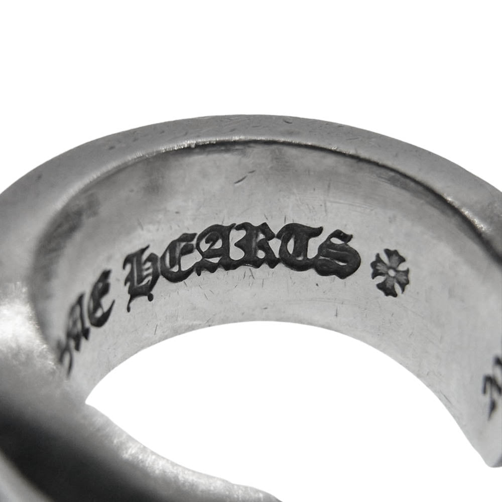 CHROME HEARTS クロムハーツ（原本無） SCROLL LABEL スクロールラベル リング シルバー系 6号【中古】