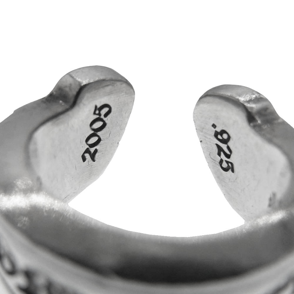 CHROME HEARTS クロムハーツ（原本無） SCROLL LABEL スクロールラベル リング シルバー系 6号【中古】