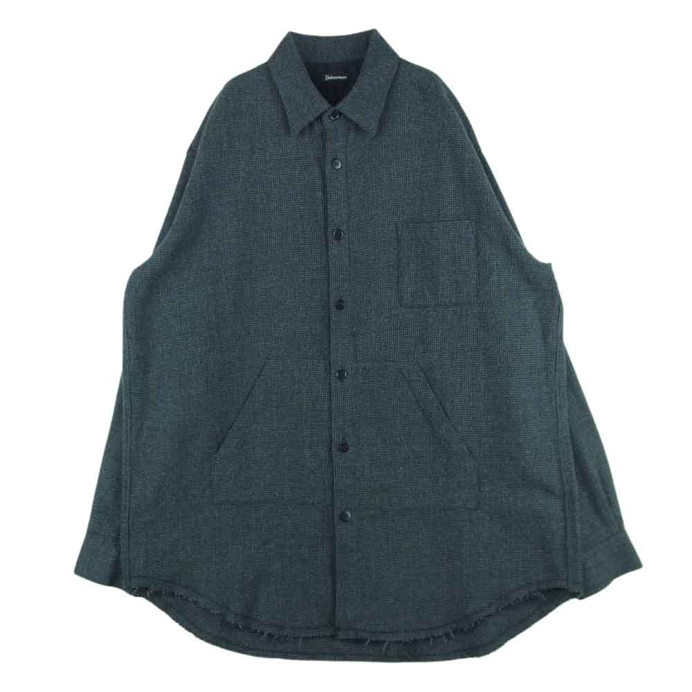 UNDERCOVER アンダーカバー 22AW UI2B4404 UNDERCOVERISM アンダーカバイズム カットオフ ウール 長袖 シャツ ジャケット グレー系 4【中古】
