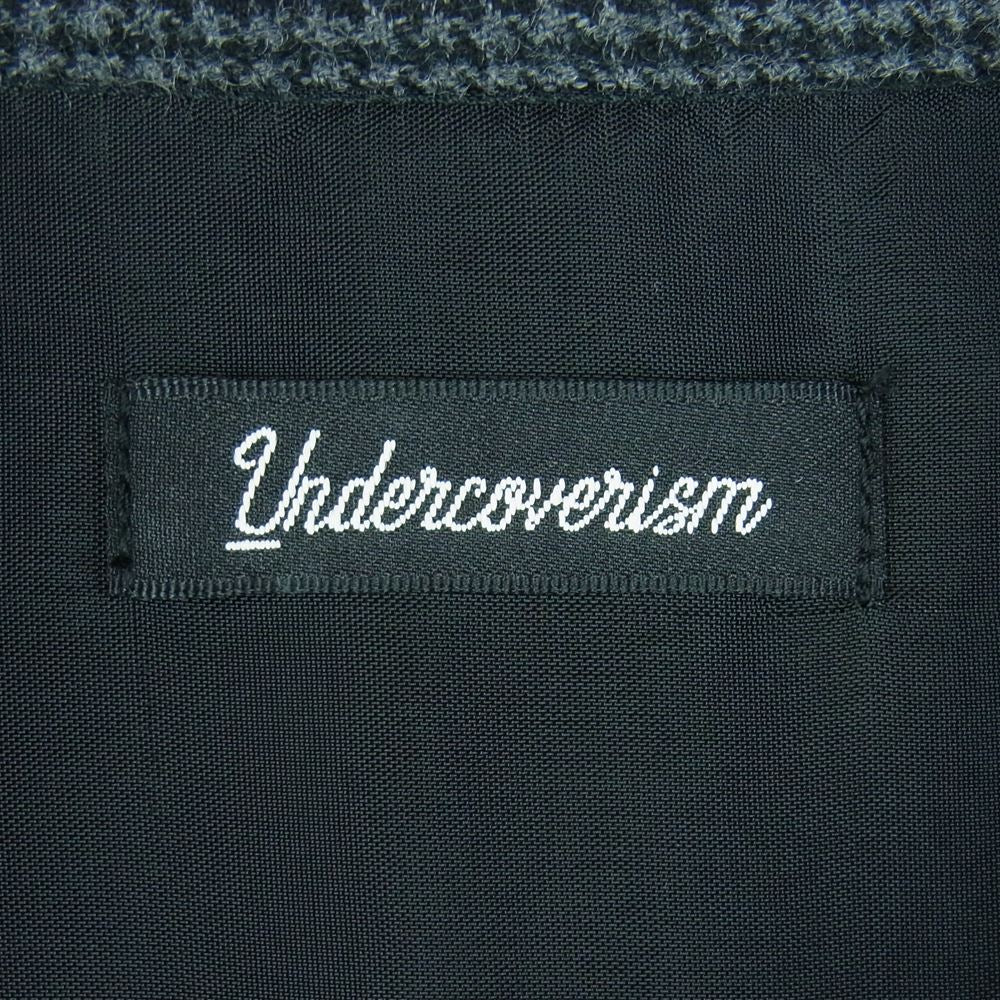 UNDERCOVER アンダーカバー 22AW UI2B4404 UNDERCOVERISM アンダーカバイズム カットオフ ウール 長袖 シャツ ジャケット グレー系 4【中古】