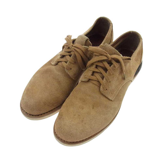 VISVIM ビズビム VIRGIL PLAIN TOE FOLK ヴァージル プレーントゥ スエード シューズ ライトブラウン系 US 10【中古】