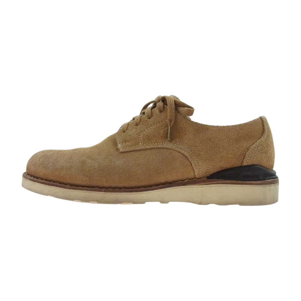 VISVIM ビズビム VIRGIL PLAIN TOE FOLK ヴァージル プレーントゥ スエード シューズ ライトブラウン系 US 10【中古】