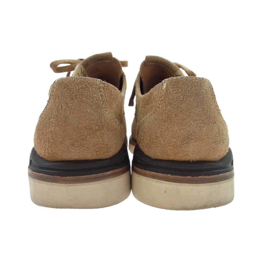 VISVIM ビズビム VIRGIL PLAIN TOE FOLK ヴァージル プレーントゥ スエード シューズ ライトブラウン系 US 10【中古】