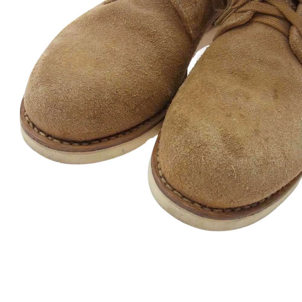 VISVIM ビズビム VIRGIL PLAIN TOE FOLK ヴァージル プレーントゥ スエード シューズ ライトブラウン系 US 10【中古】