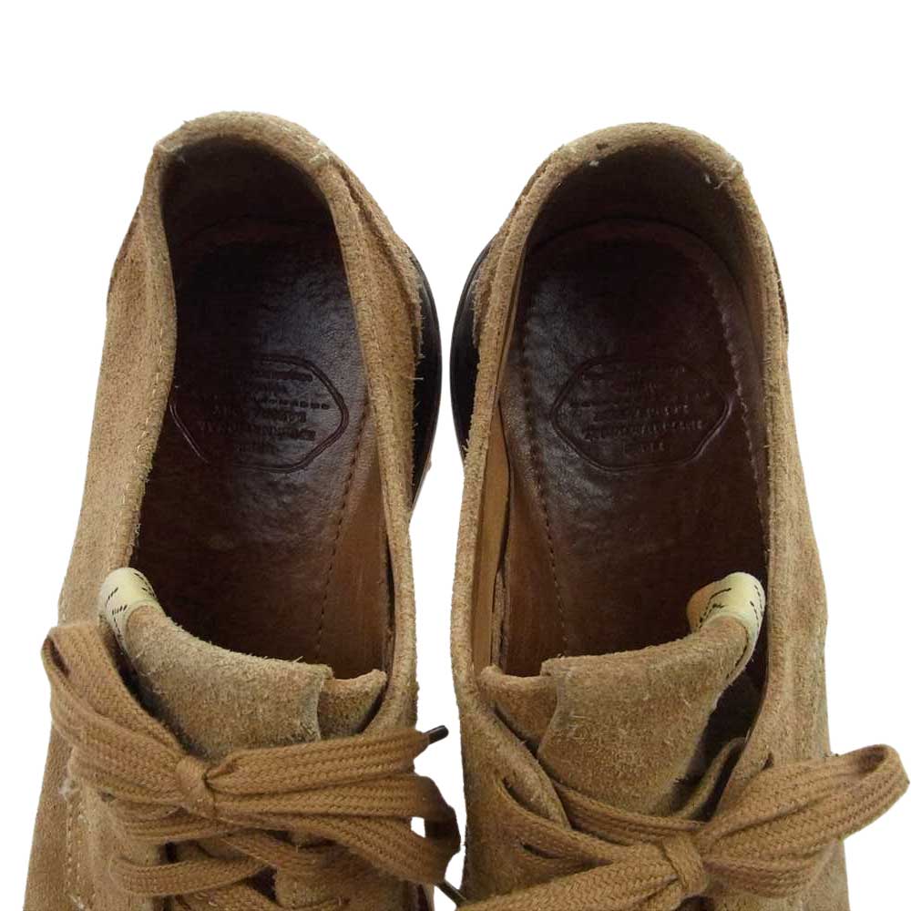 VISVIM ビズビム VIRGIL PLAIN TOE FOLK ヴァージル プレーントゥ スエード シューズ ライトブラウン系 US 10【中古】