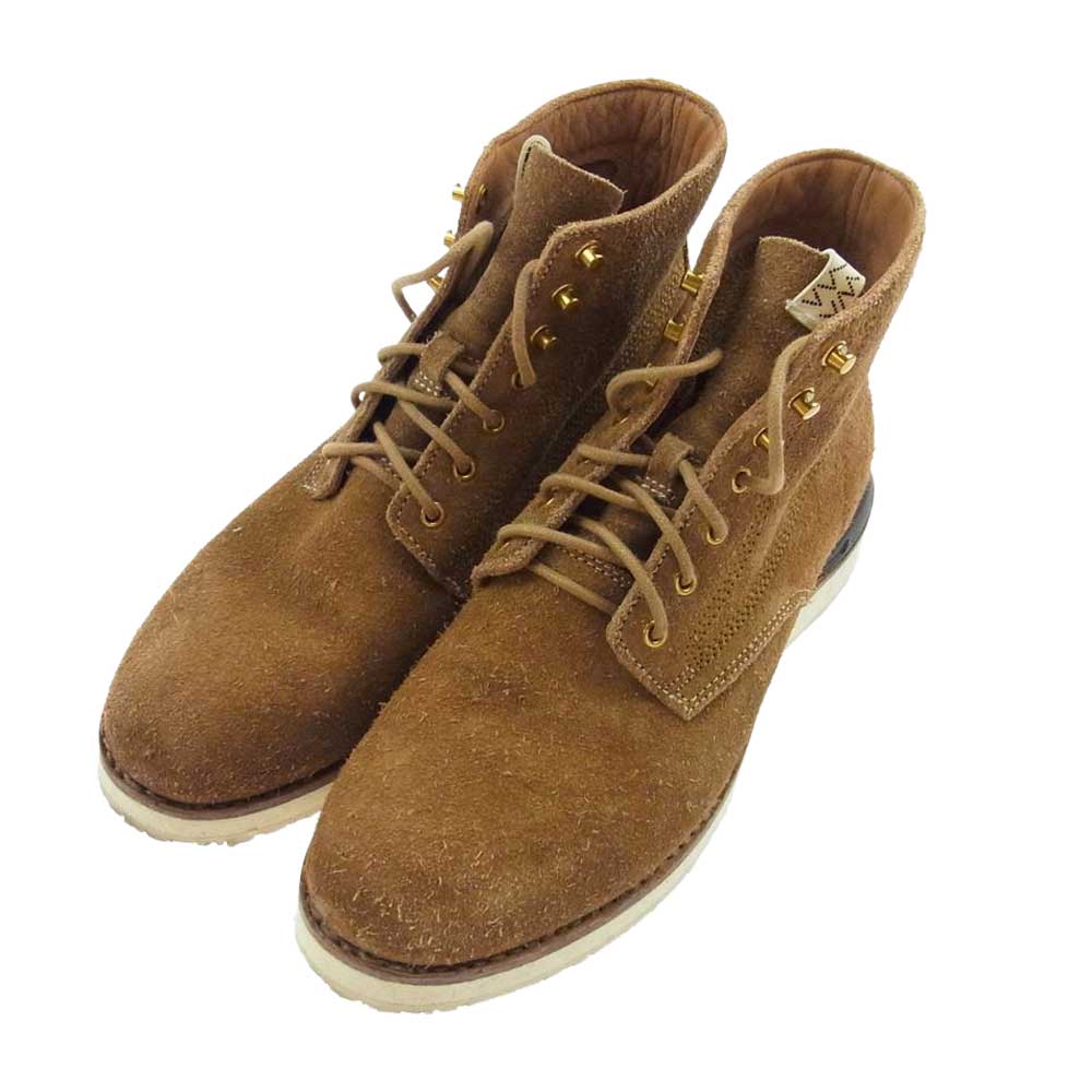 VISVIM ビズビム VIRGIL BOOTS FOLK ヴァージル スエード ブーツ ライトブラウン系 US9.5【中古】