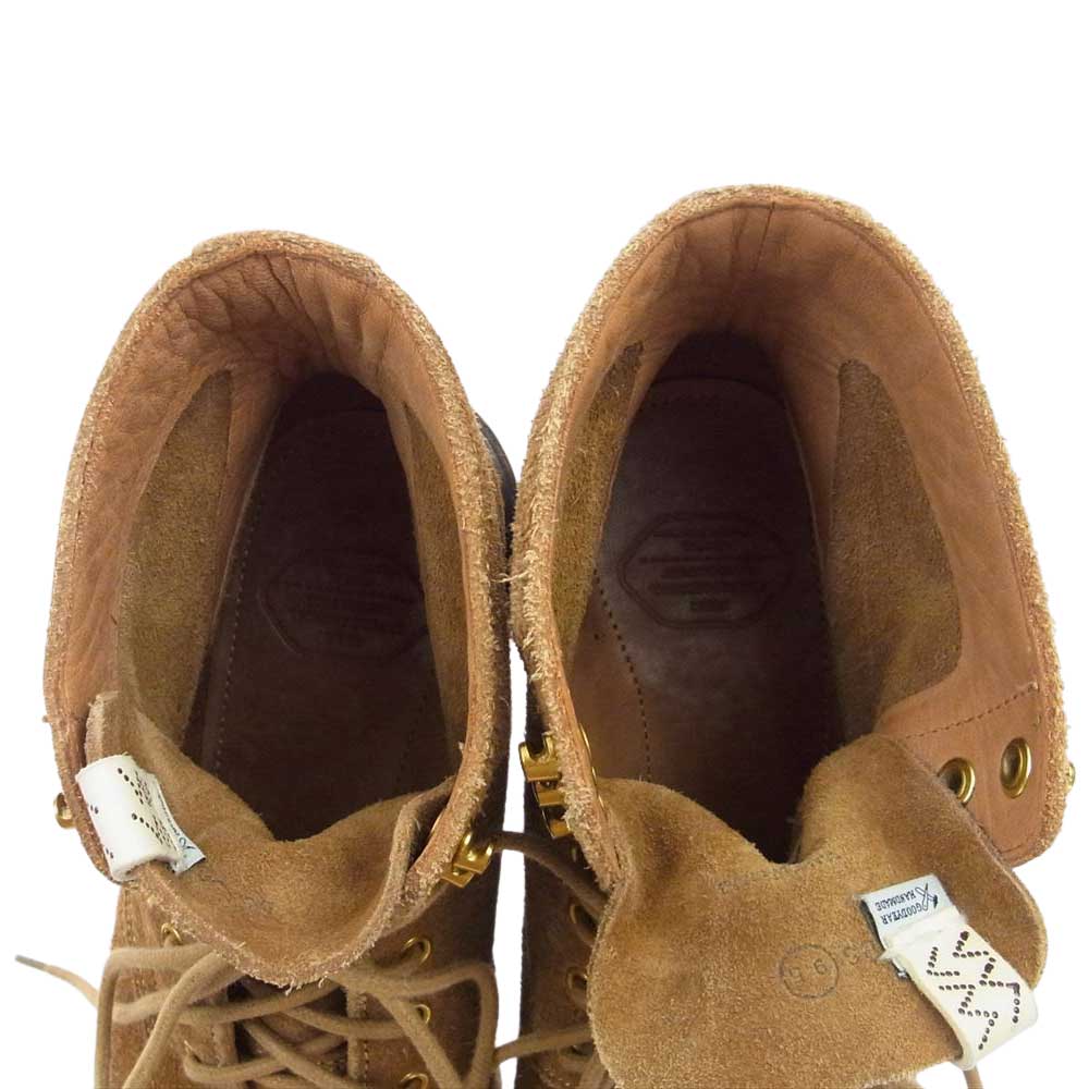 VISVIM ビズビム VIRGIL BOOTS FOLK ヴァージル スエード ブーツ ライトブラウン系 US9.5【中古】