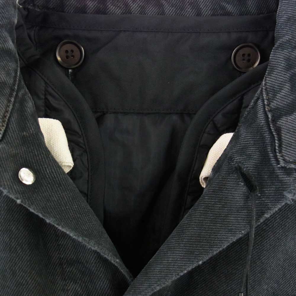 UNDERCOVER アンダーカバー A5223-0001 Levis Vintage Clothing リーバイス キルティングライナー レイヤード ハイブリッド ダウン トラッカー デニムジャケット ブラック系 XL【新古品】【未使用】【中古】
