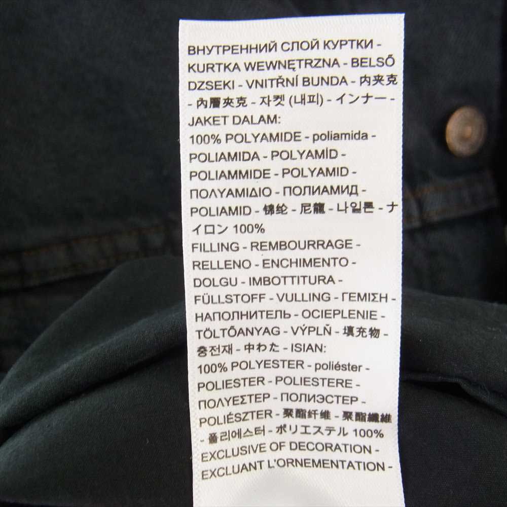 UNDERCOVER アンダーカバー A5223-0001 Levis Vintage Clothing リーバイス キルティングライナー レイヤード ハイブリッド ダウン トラッカー デニムジャケット ブラック系 XL【新古品】【未使用】【中古】