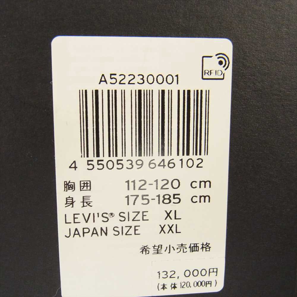 UNDERCOVER アンダーカバー A5223-0001 Levis Vintage Clothing リーバイス キルティングライナー レイヤード ハイブリッド ダウン トラッカー デニムジャケット ブラック系 XL【新古品】【未使用】【中古】
