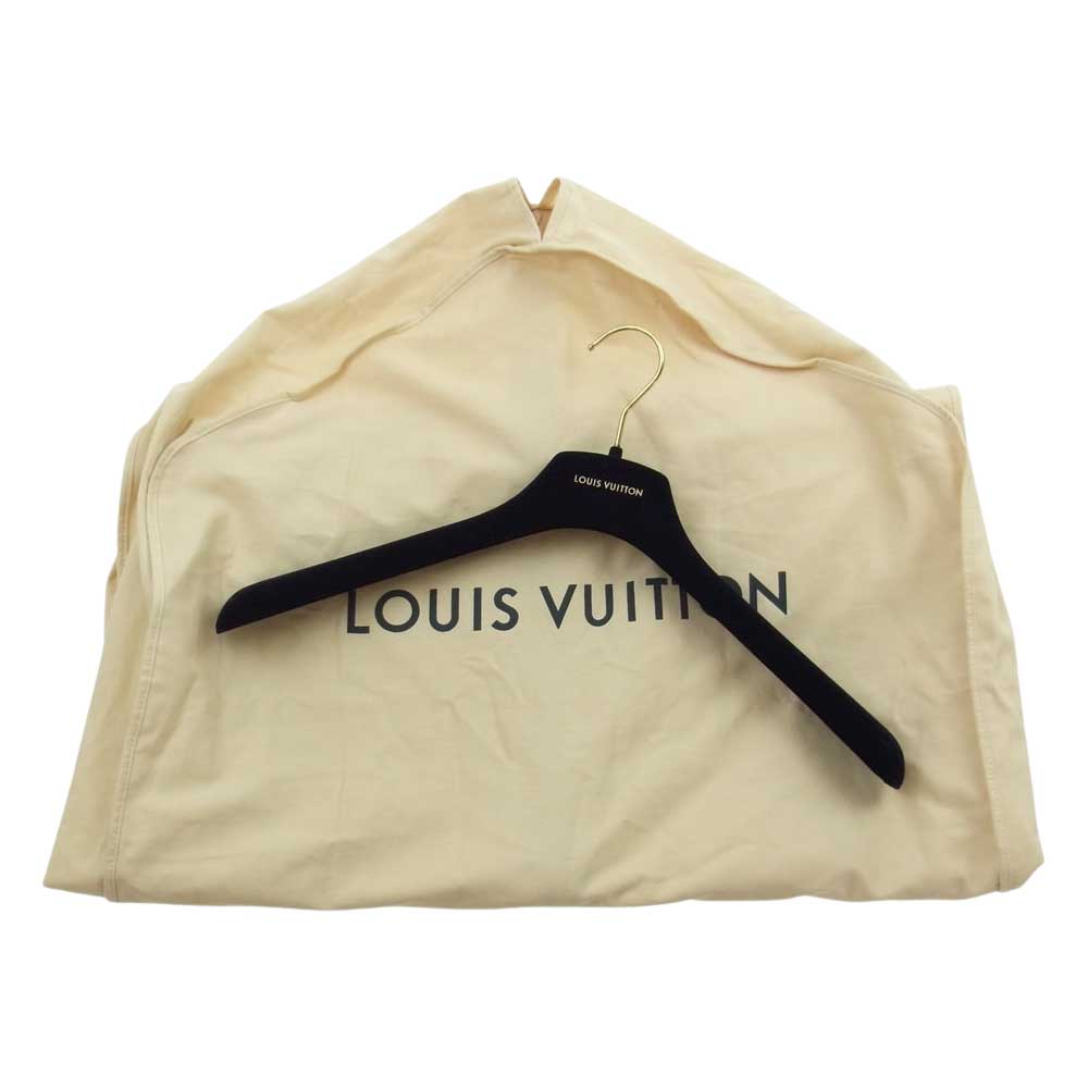 LOUIS VUITTON ルイ・ヴィトン 1AAUTF ルイヴィトンジャパンタグ LV レース ウール オーバー シャツ ジャケット モスグリーン系 50【美品】【中古】