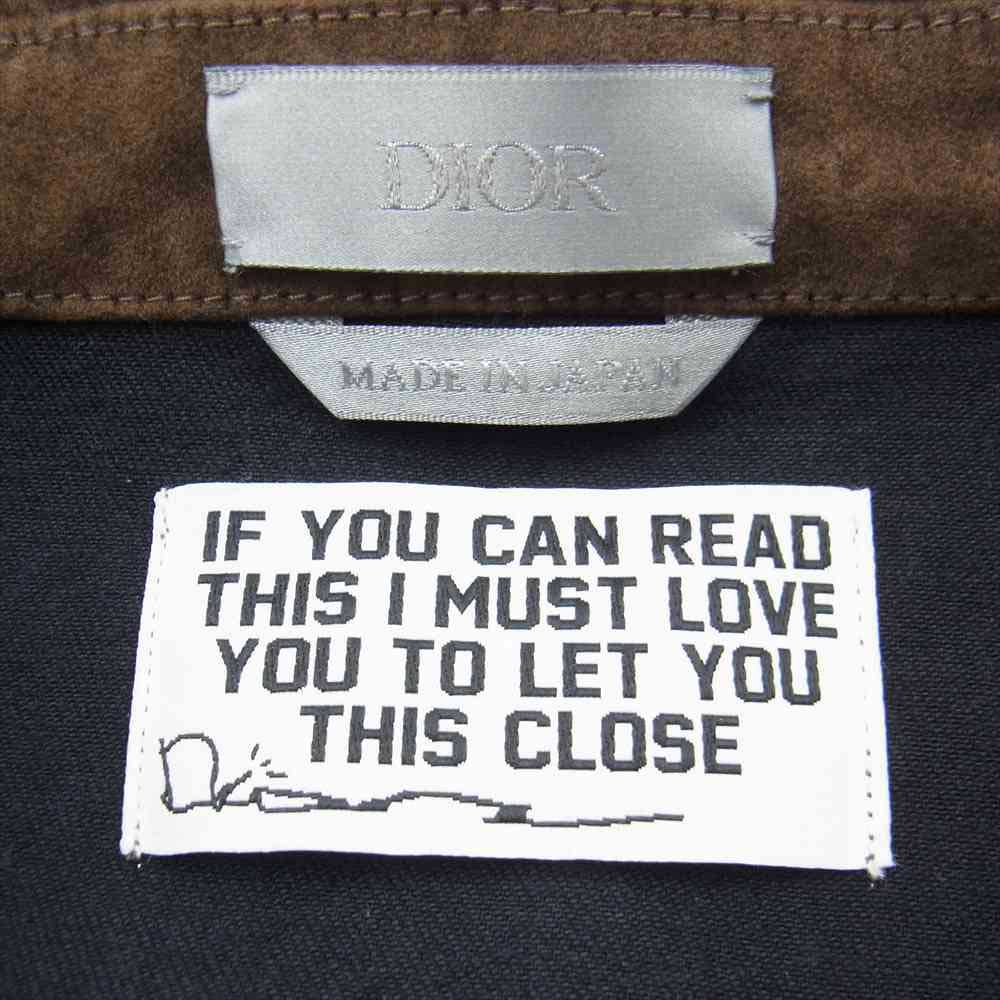 Dior ディオール 22AW CACTUS JACK カクタスジャック Oversized Overshirt ロゴ刺繍 オーバーサイズ オーバーシャツ ブラウン系 54【美品】【中古】