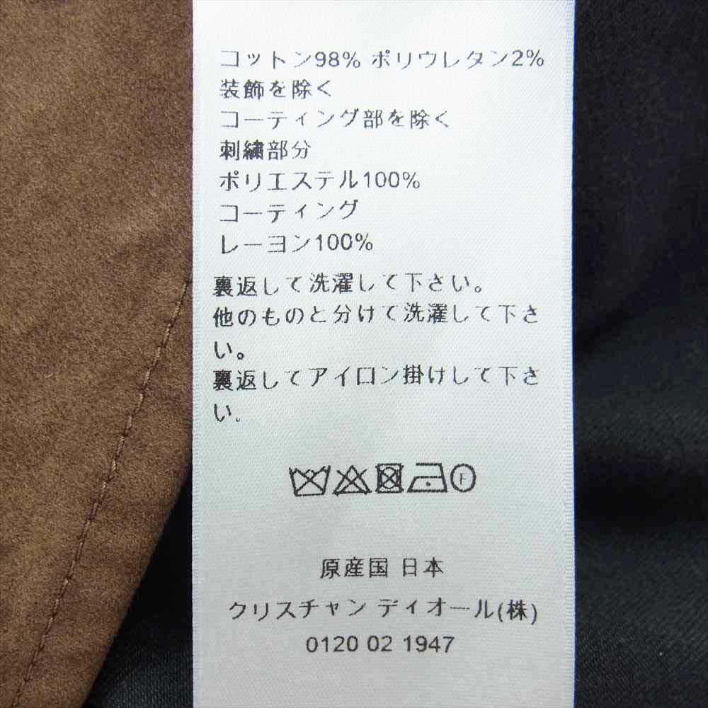 Dior ディオール 22AW CACTUS JACK カクタスジャック Oversized Overshirt ロゴ刺繍 オーバーサイズ オーバーシャツ ブラウン系 54【美品】【中古】