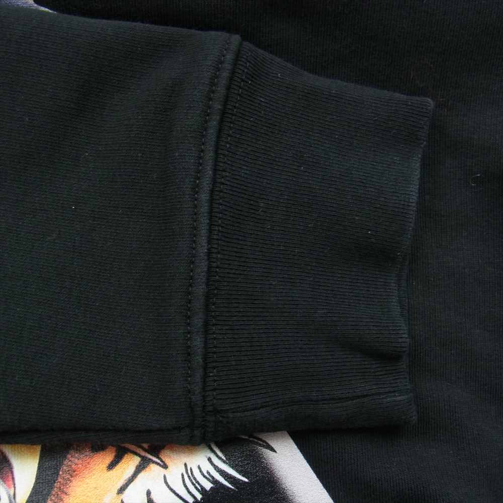 ノーコメント プリント スウェット トレーナー ブラック系 EU-M, US-S【中古】